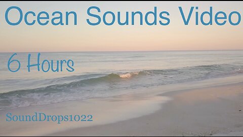 Crush Your Work With 6 Hours Of Ocean Sounds Video