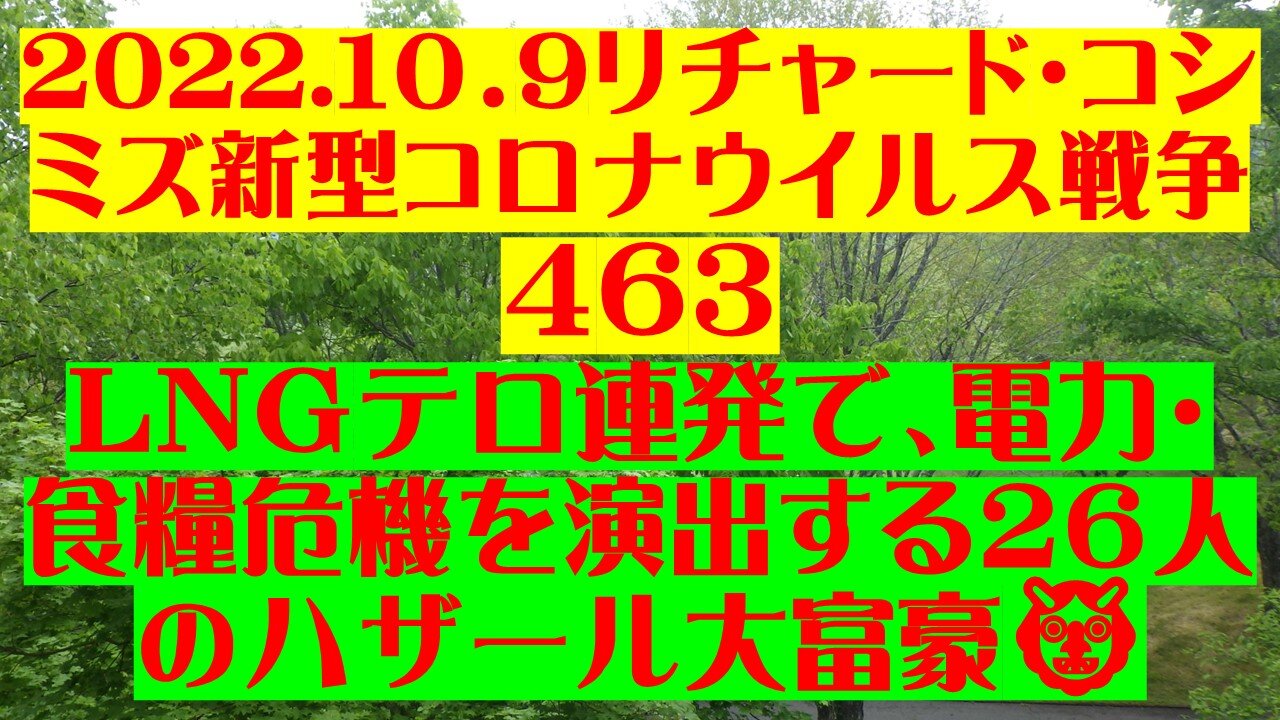 2022.１０．9リチャード・コシ ミズ新型コロナウイルス戦争 ４6３