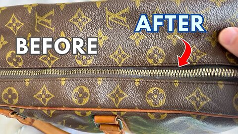 Clean and Polish Louis Vuitton Zipper and Hardware with Brasso Cleaner