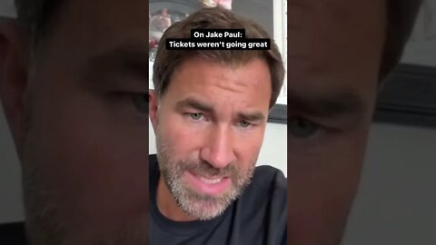 Eddie Hearn thinks Jake Paul vs Hasim Rahman Jr cancelled because ticket sales weren't going good