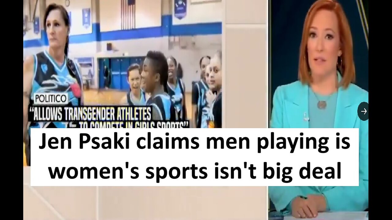 Jen Psaki says men in girls sports is not a issue…man paralyzed a women in volleyball match