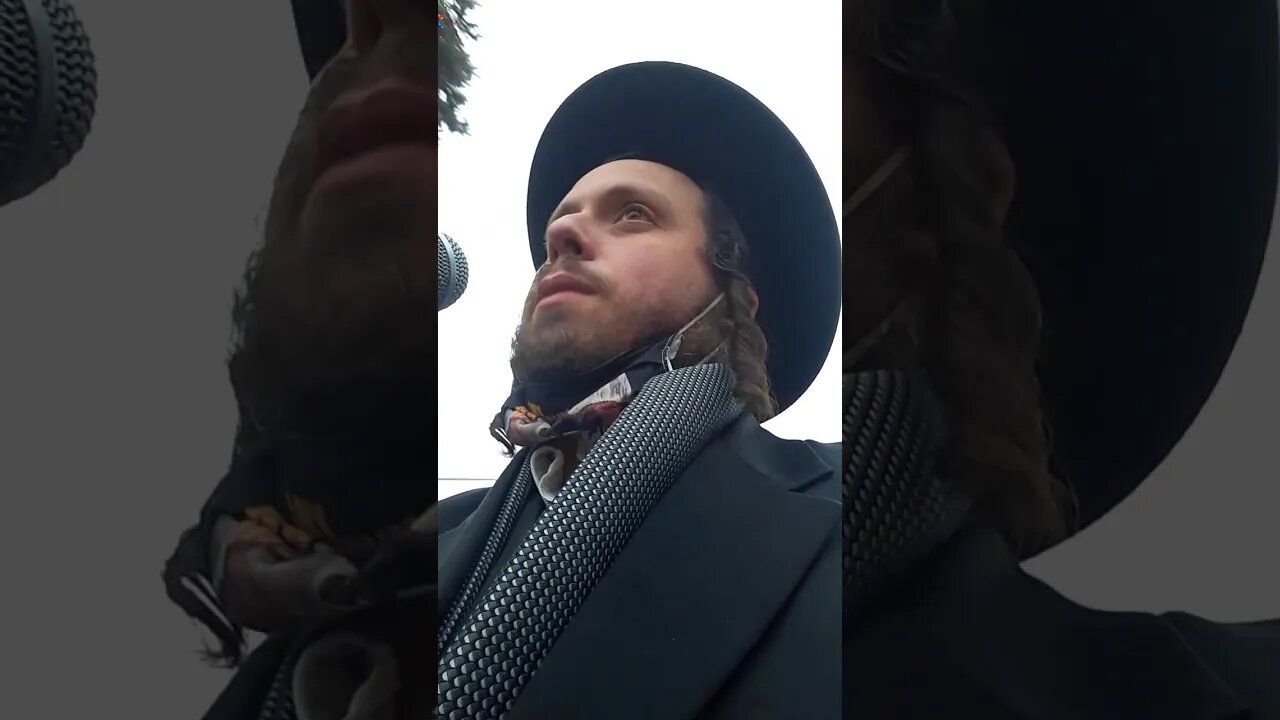 Town of Bethel Hanukkah lighting - sermon from the Koblentzer Rebbe