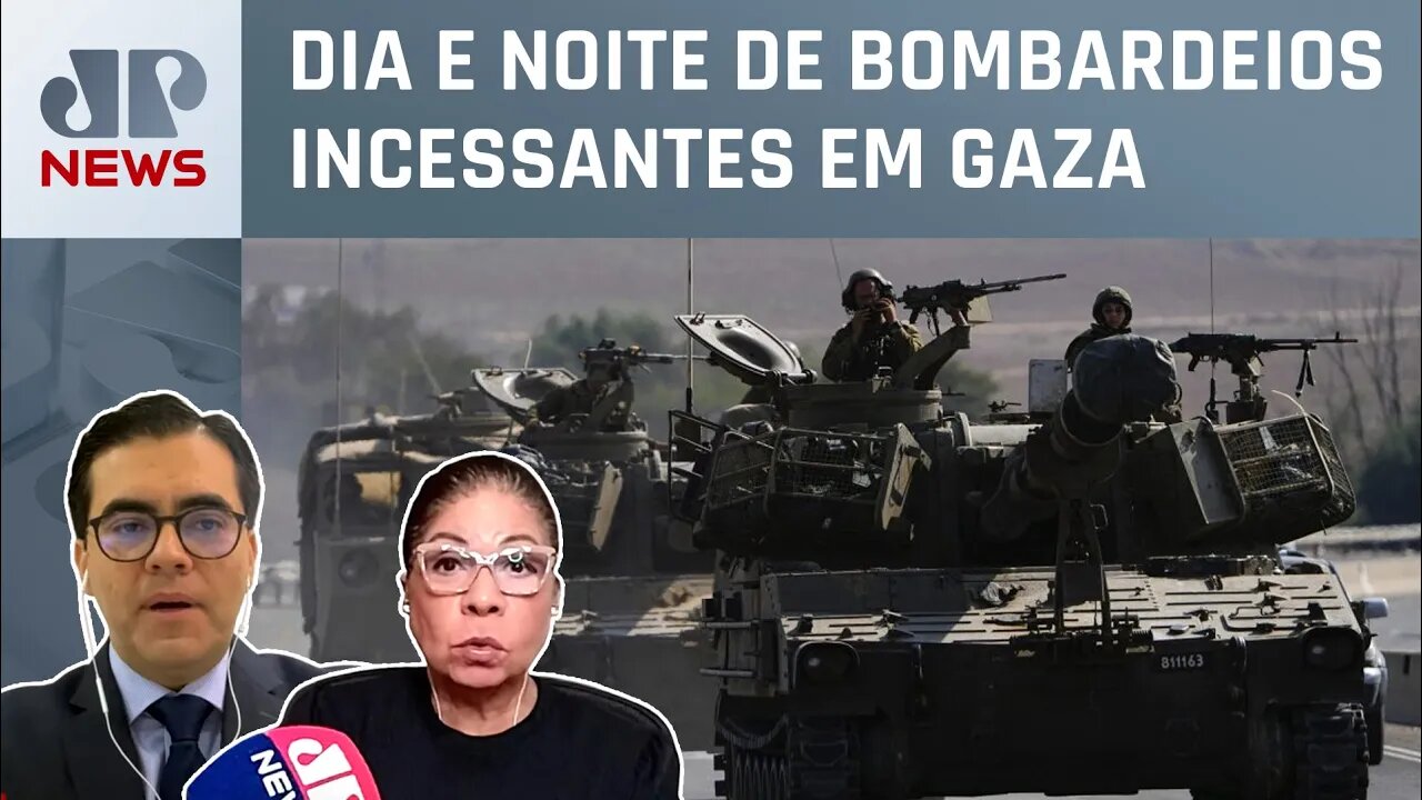 Dora Kramer e Cristiano Vilela analisam notícias do 26º dia do conflito Israel-Hamas