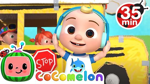 Wheels on the Bus | Play Version | Melon Kids Fun | Kids Cartoon Video Songs 2023