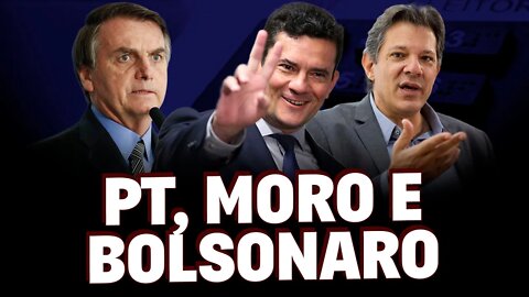 2022: Bolsonaro, PT ou Moro?