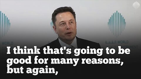 Elon Musk Interview In Dubai - Rumble 