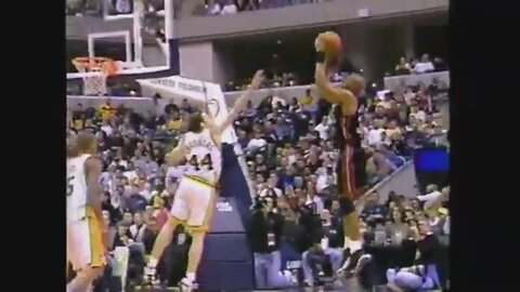 Alonzo Mourning 35 Points 4 Blk @ Pacers, 1999-2000.