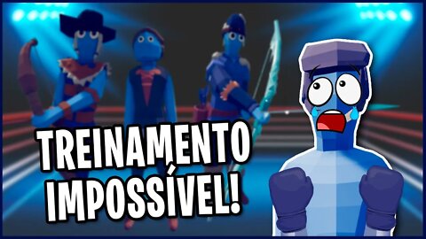 Treinamento impossível! O legado do boxeador PT2 - Totally Accurate Battle Simulator TABS