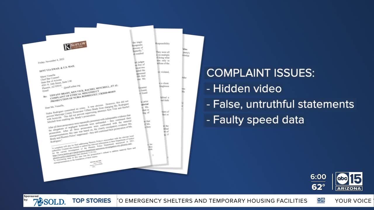 Bar complaint filed against Maricopa County Attorney Rachel Mitchell, top prosecutors