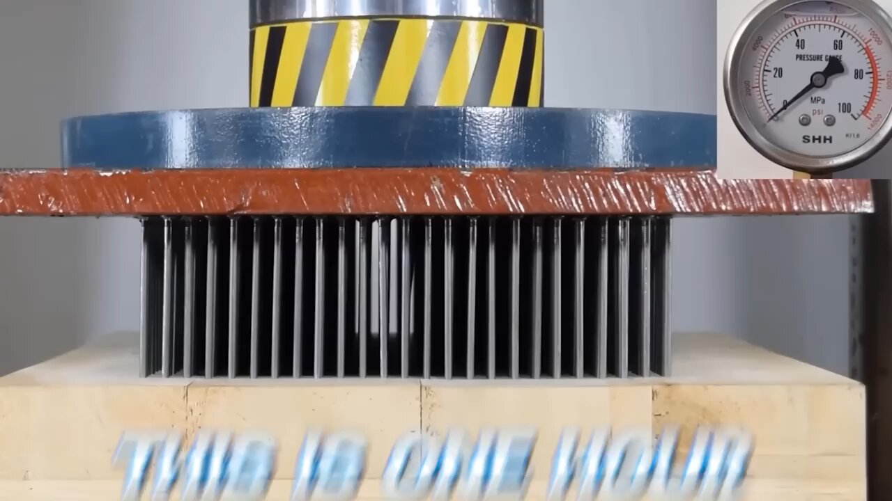 object vs hydraulic press ! (NEW)