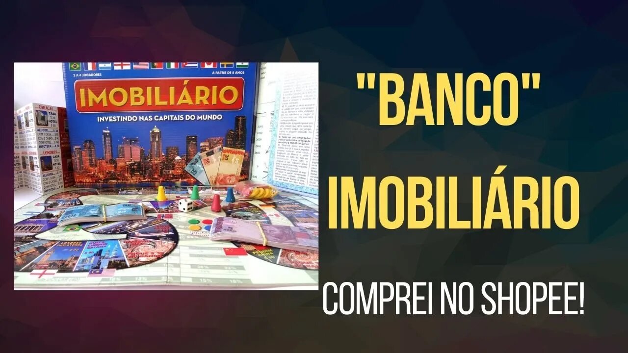 Banco Imobiliário do Shopee! Não é o da Estrela! Será que é legal jogar?