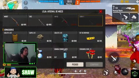 🔴FREE FIRE RUMO AO MESTRE COM MEUS AMIGOS!