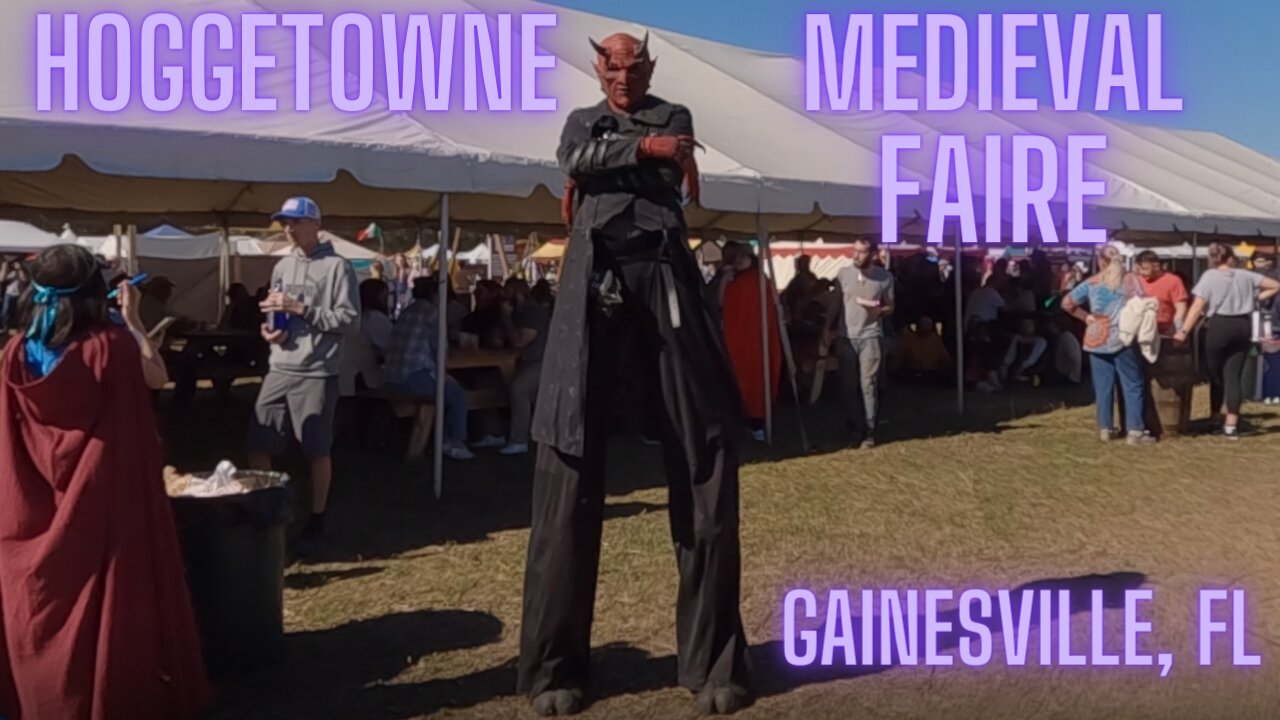 Hoggetowne Medieval Faire in Gainesville Florida January 15th 2022