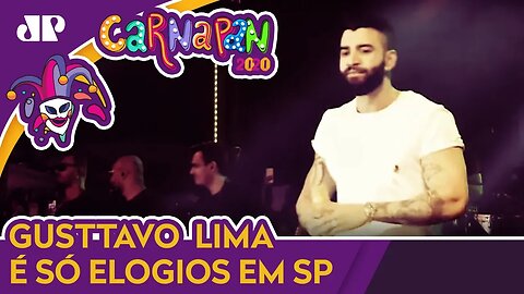 Gusttavo Lima foi mais do que aprovado no Carnaval na Cidade, em SP