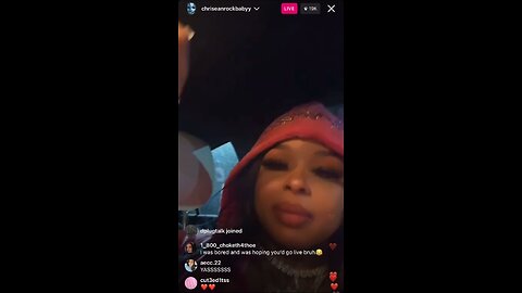 Chrisean Rock On Instagram Live Getting Drunk In Her Car And Drinking ALL Her Pain Away 19.12.22.