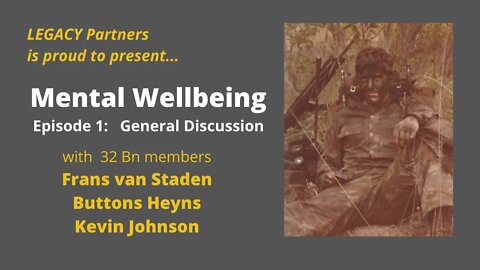 Legacy Partners – Psychologist Frans van Staden – Mental Wellbeing - General Discussion