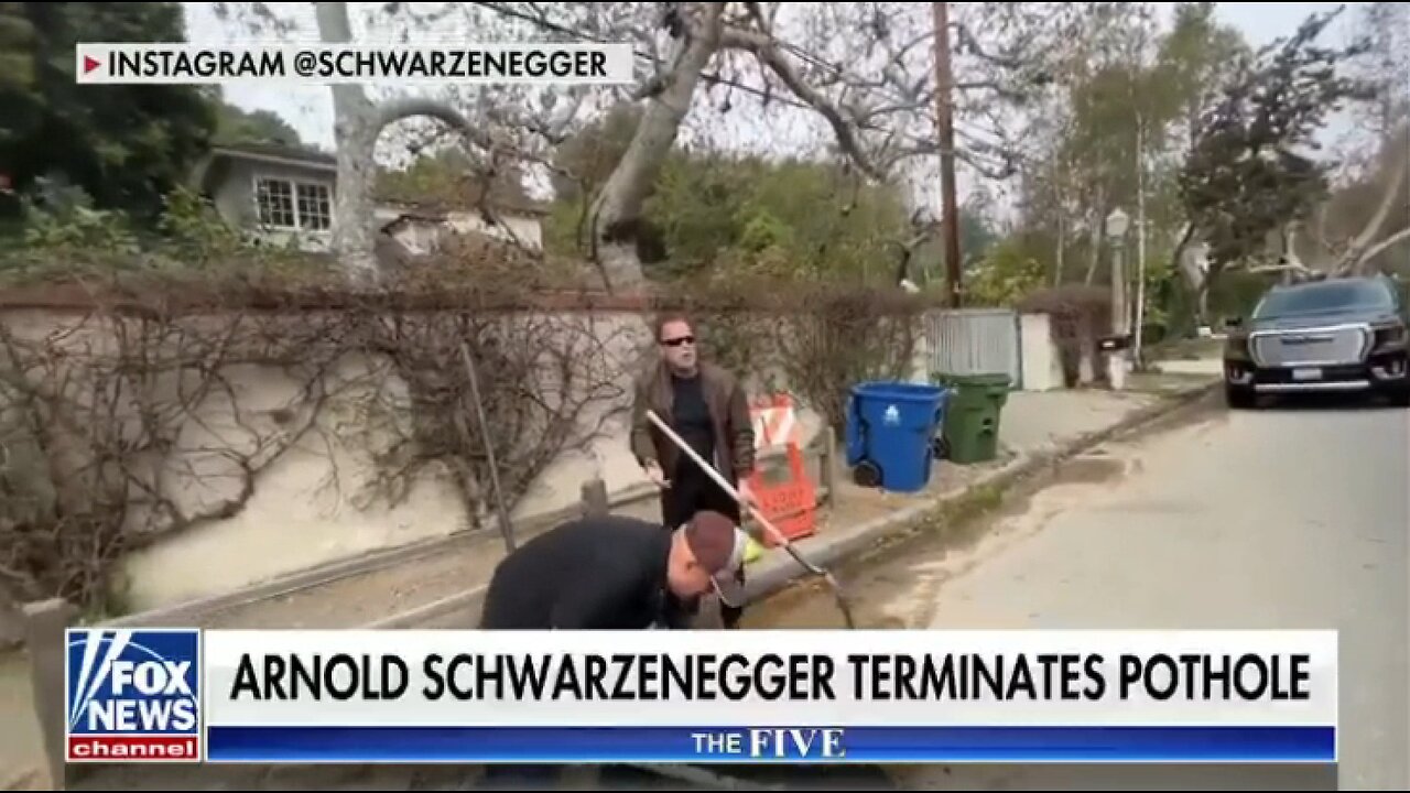 Arnold Schwarzenegger terminates pothole