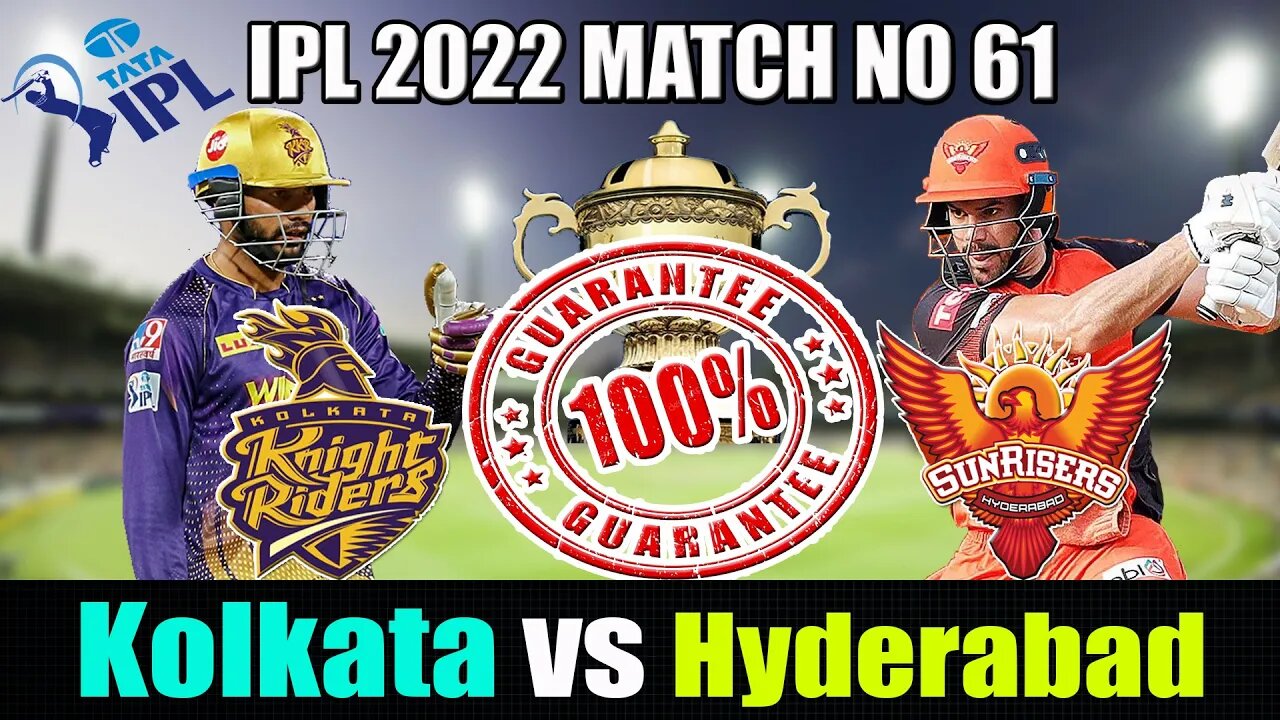 Kolkata Knight Riders vs Sunrisers Hyderabad head to head , KKR vs SRH Match report , pitch report