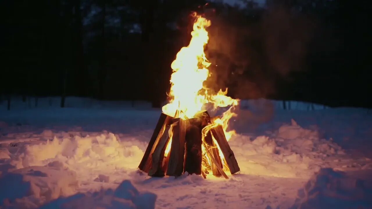 øneheart x reidenshi // snowfall (slowed)(1 hour loop) but you are near campfire thinking good time