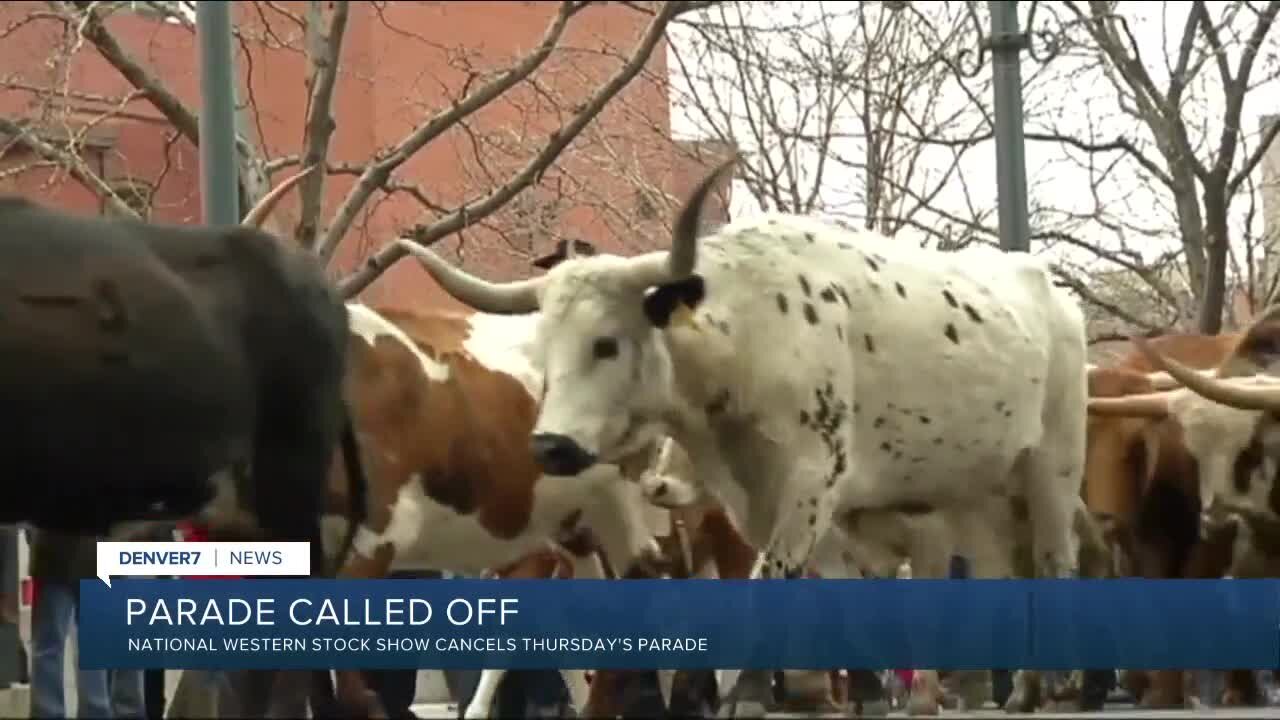 National Western Stock Show parade canceled due to poor weather