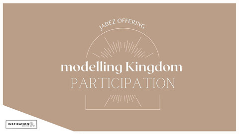 Jabez Offering: Modelling Kingdom Principle // June 23, 2024