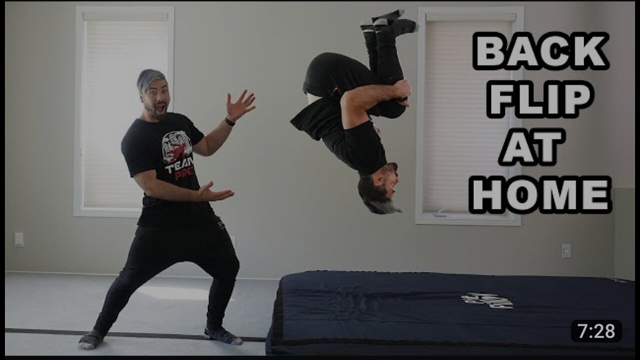 I learn how to do black flip in 2 hours
