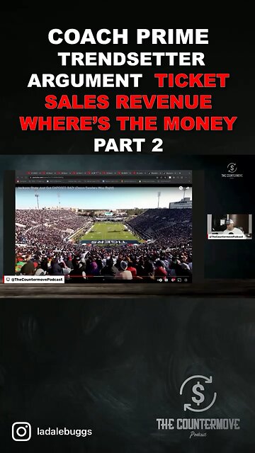 TRENDSETTER ARGUMENT: Ticket Sales Revenue: Where’s The Money? - PT. 2…🤔