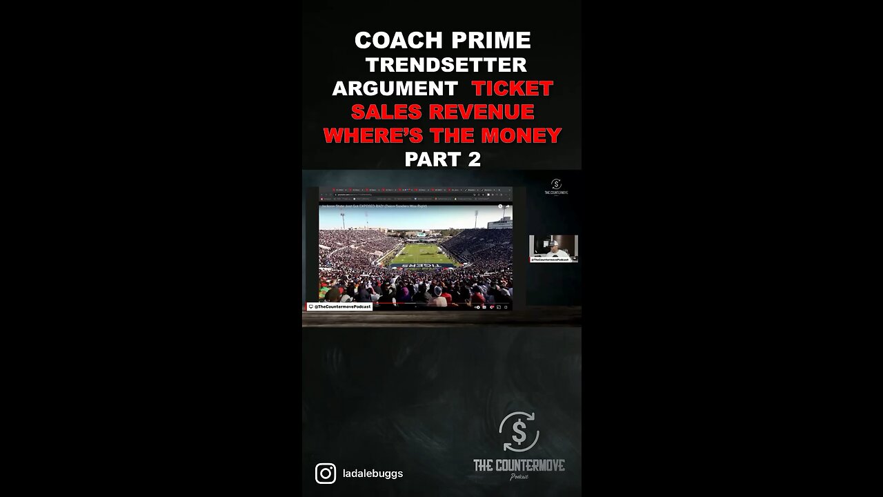 TRENDSETTER ARGUMENT: Ticket Sales Revenue: Where’s The Money? - PT. 2…🤔