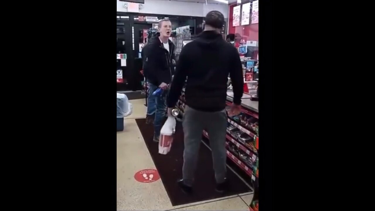 Racist gets what he deserves.