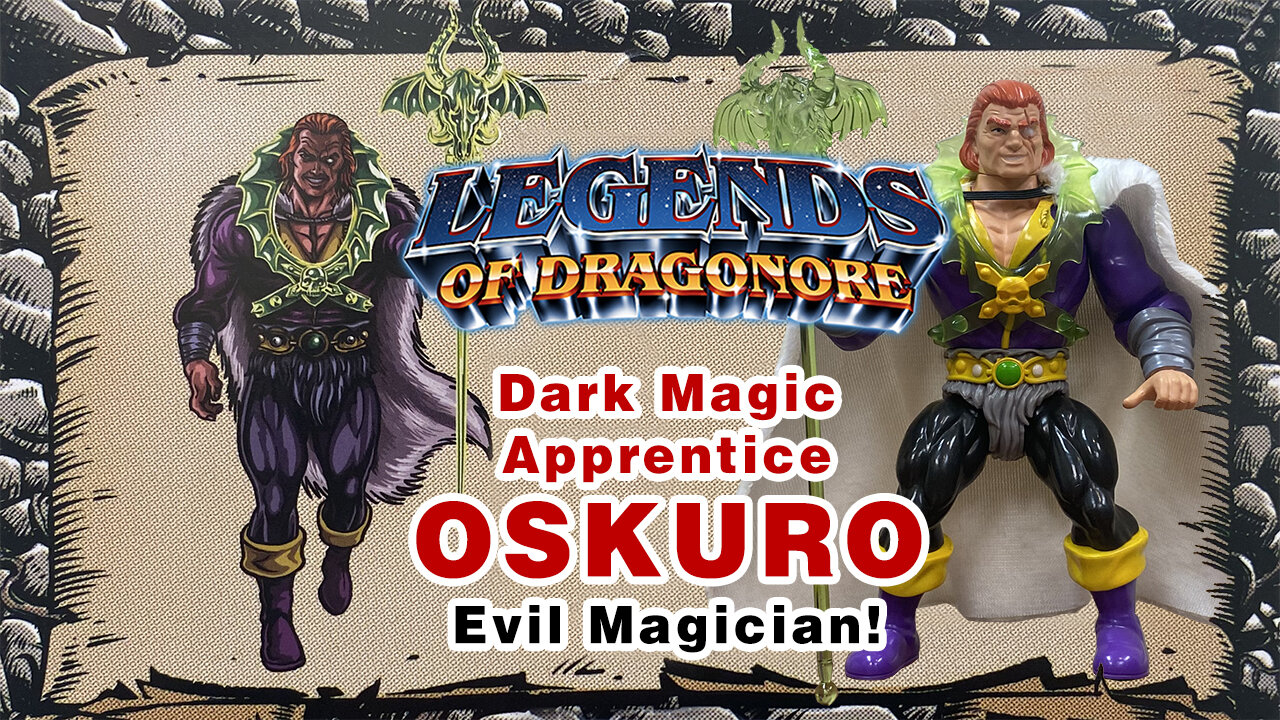 Dark Magic Apprentice Oskuro - Legends of Dragonore - Unboxing & Review