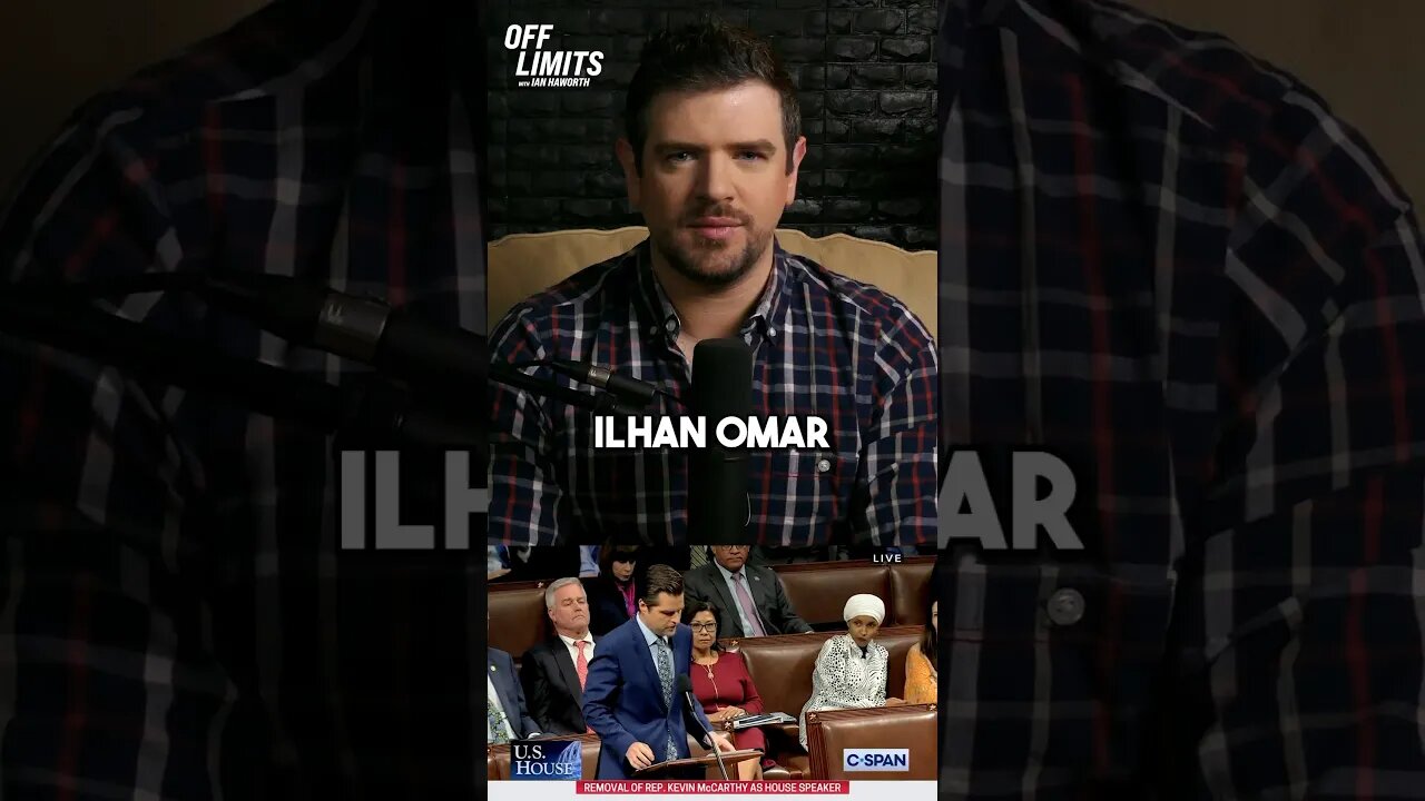 Ilhan Omar was LICKING HER LIPS over Matt Gaetz