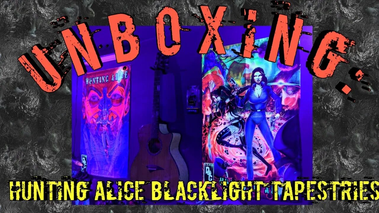 Unboxing: HUNTING ALICE Blacklight Tapestries Bulk Order (Take 2)