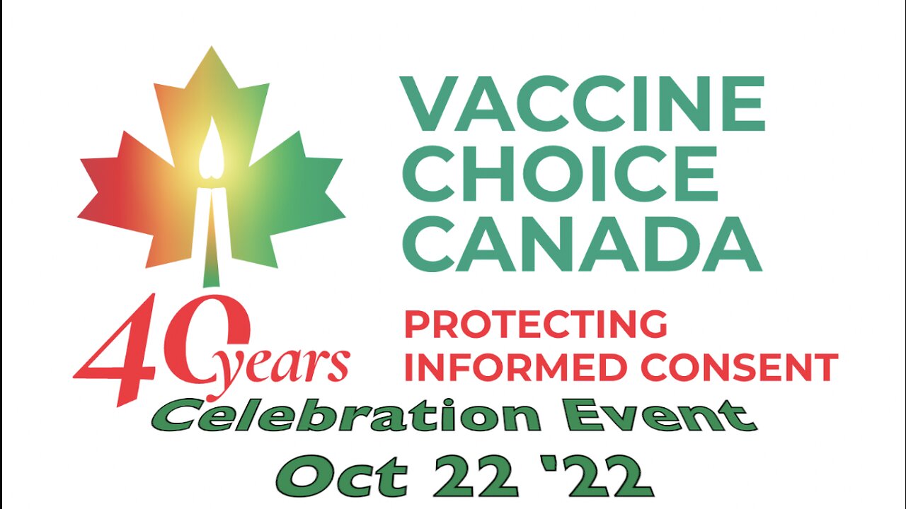 40th Celebration of Vaccine Choice Canada - So Many Heartfelt Moments