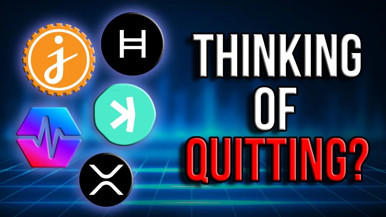 Thinking Of Quitting Crypto??! WATCH THIS!!