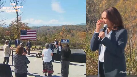Kamala Harris enormous rally in Asheville, NC.
