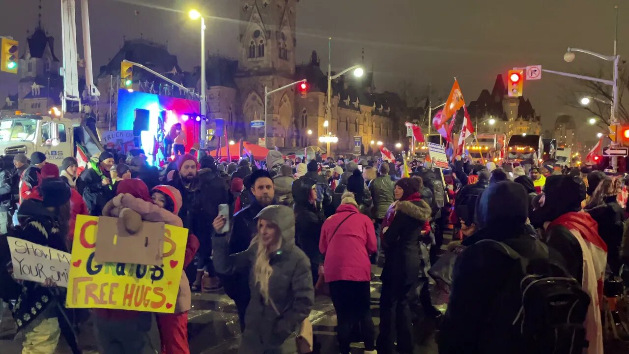 Freedom Convoy 2022 Ottawa Canada (11 Feb. 2022)