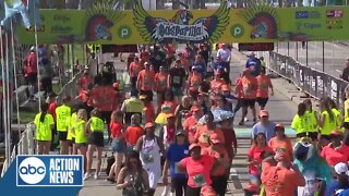 4:05 – 4:10 Saturday | Publix Gasparilla Distance Classic Finish Line