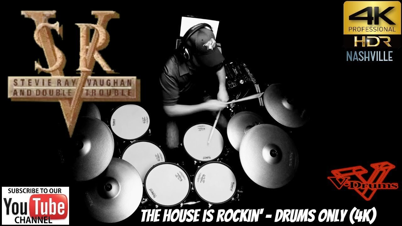 Stevie Ray Vaughan & Double Trouble - The House Is Rockin' - Drums Only