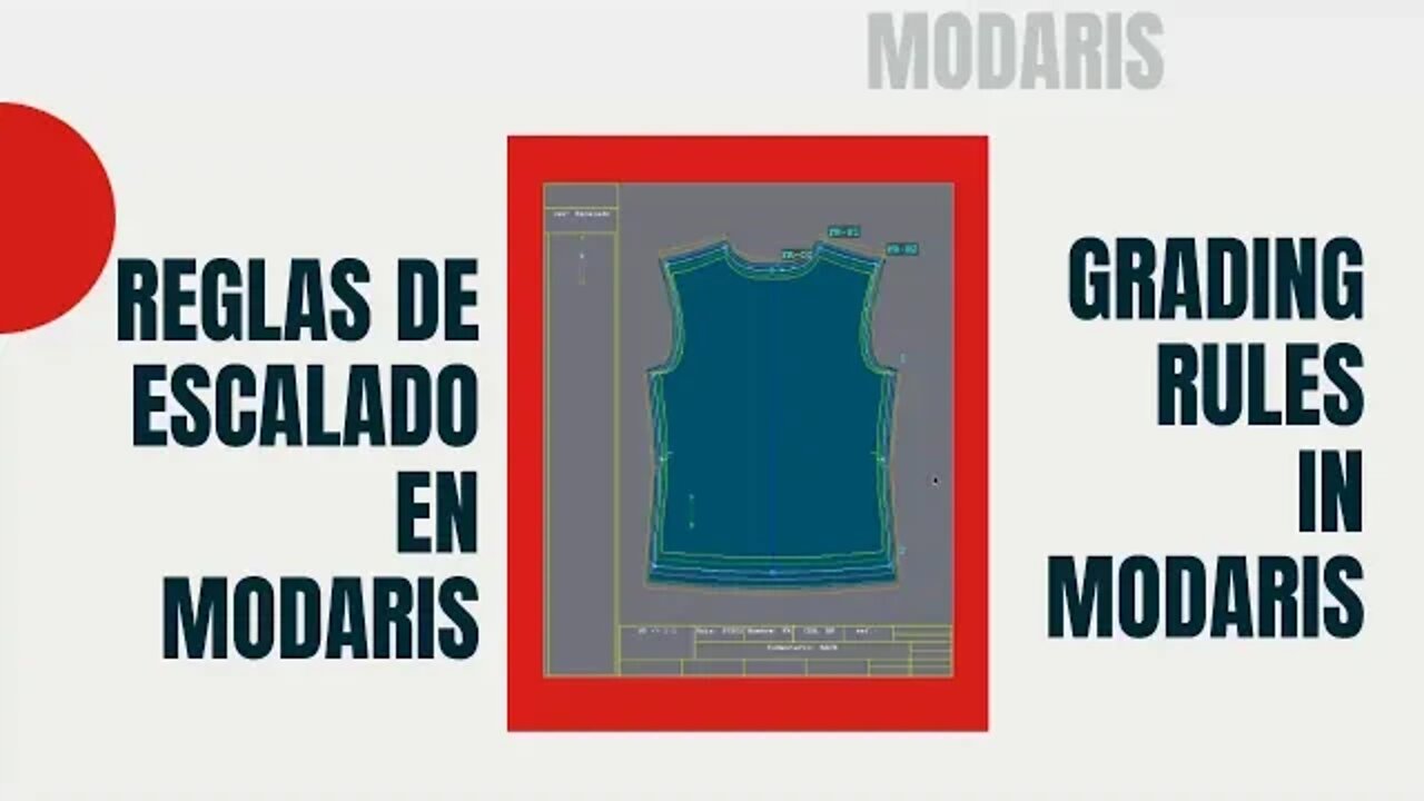 033- Reglas de escalado en Lectra Modaris Classic