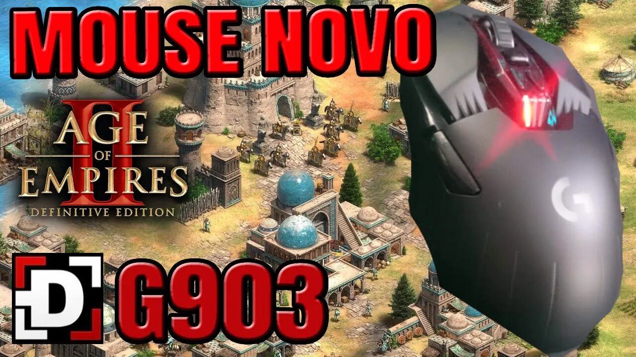 Jogando Age of Empires 2 no meu Mouse novo Logitech G903