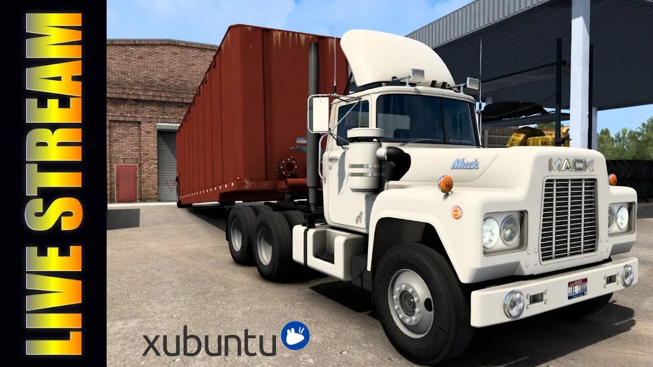 American Truck Simulator LIVE on Xubuntu Linux Season 1 #2