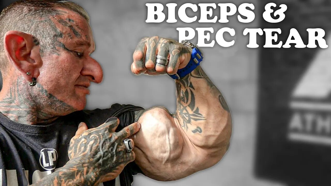 LEE PRIEST: TEARS his BICEPS and PEC