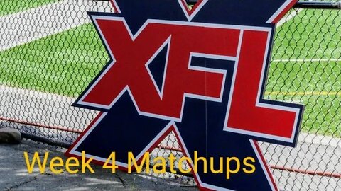 XFL Week 4 Matchups