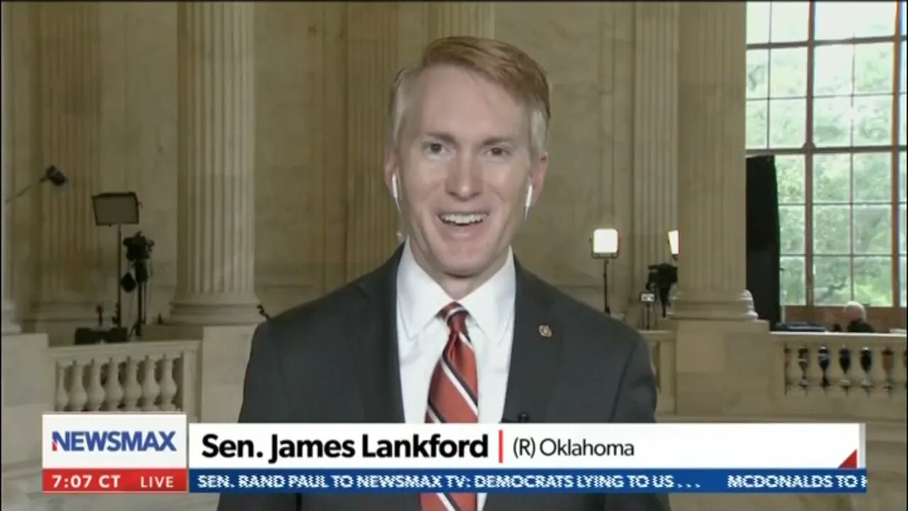 Senator James Lankford Discusses Democrat-lead S1 Bill on Newsmax