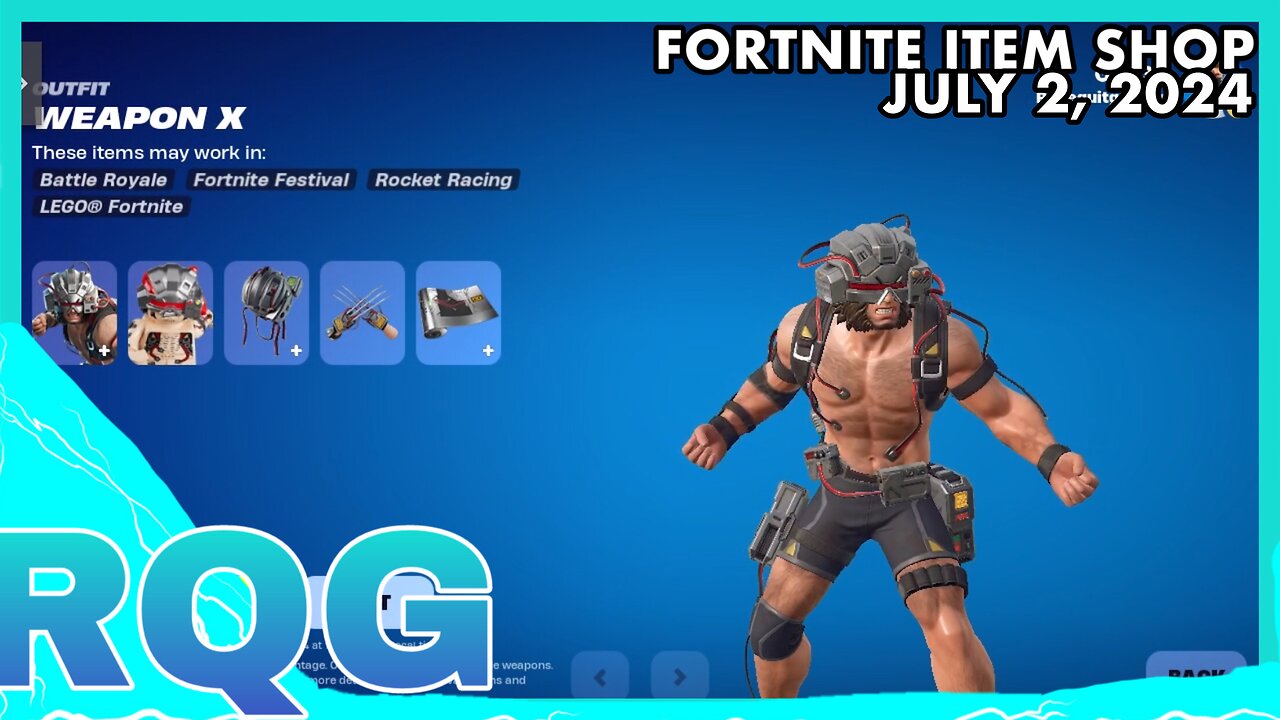 “NEW” WEAPON X BUNDLE IS HERE! FORTNITE ITEM SHOP (July 2, 2024)