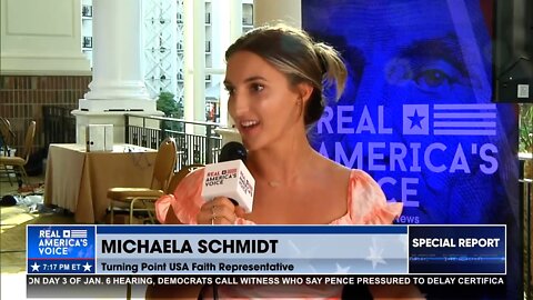 TPUSA Faith Rep. Michaela Schmidt Talks About Her Journey into the Political World