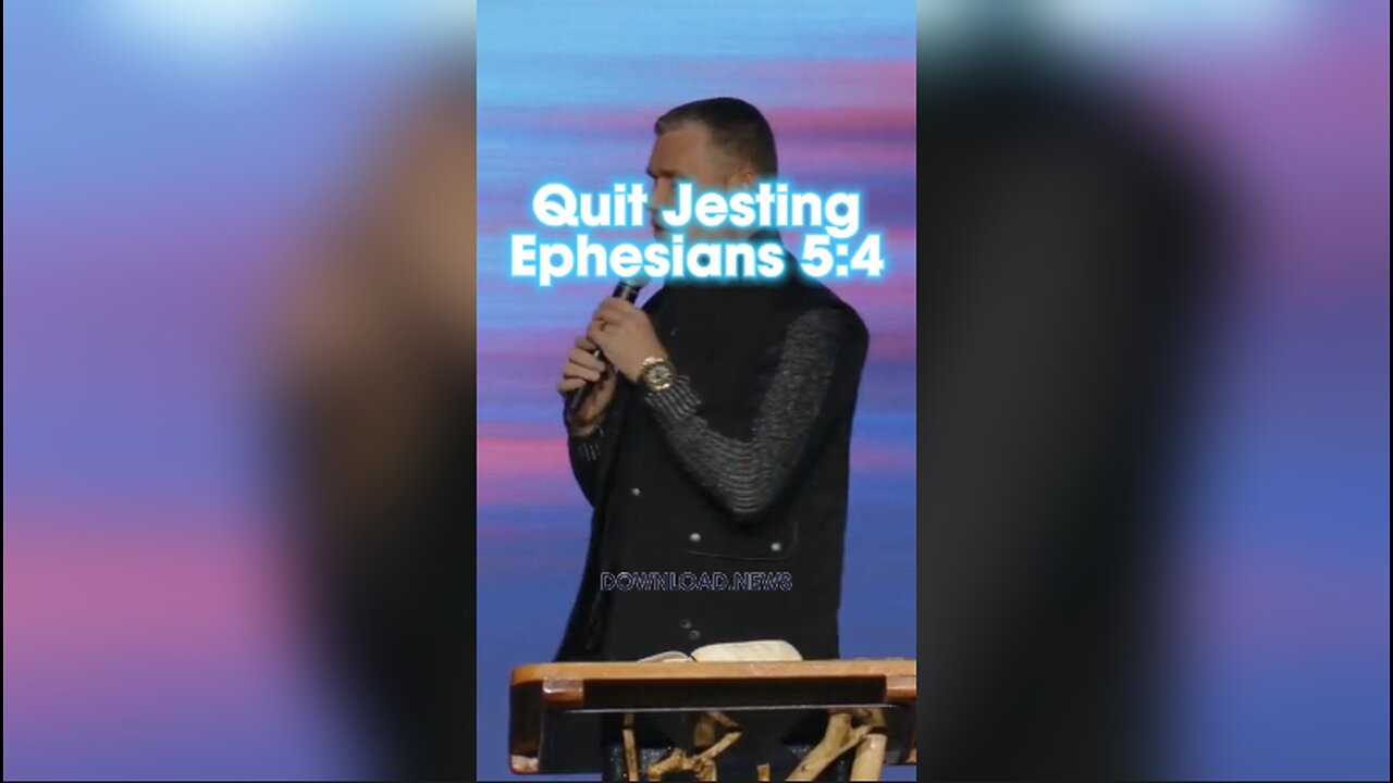 Pastor Greg Locke: and there must be no filthiness or foolish talk, or vulgar joking, which are not fitting, but rather giving of thanks Ephesians 5:4 - 11/29/23