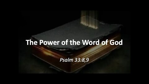 The Power of the Word of God