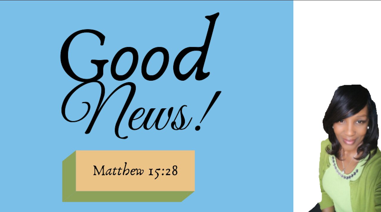 GOOD NEWS! JESUS IS A DELIVERER