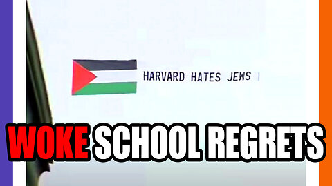 Pro-Palestinian Banner Flown Over Harvard